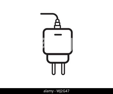 Mobile charger icon vector image Stock Vector