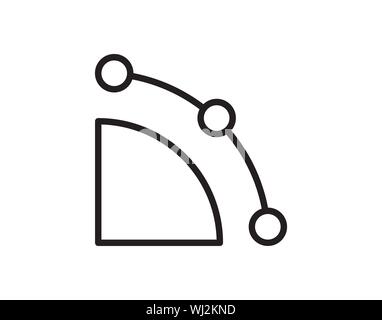 diagram graphs icon - Vector Stock Vector