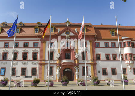 Official residence, in German, German, more in German, German, Germany, Erfurt, inhabitant of Erfurt, deer garden, Kurmainzische Statthalterei, govern Stock Photo