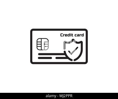 Approved credit card icon vector image Stock Vector