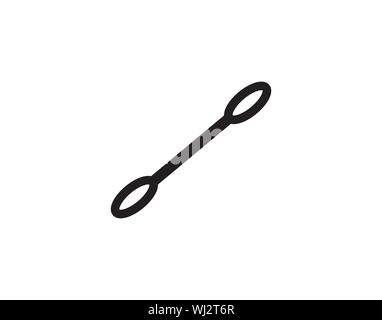 Cotton swab icon vector, hygiene symbol. Simple, flat design for web or mobile app - Vector Stock Vector