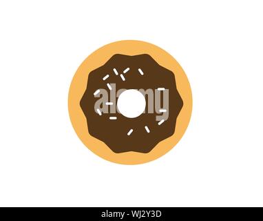 Donut icon. Vector concept illustration for design. Stock Vector