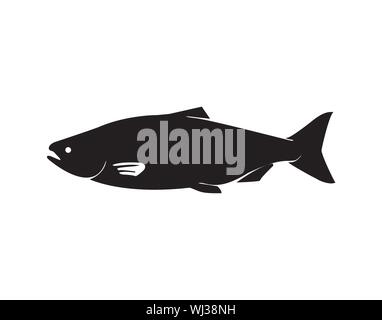 Fish icon . Premium quality isolated seafood element in trendy style. - Vecto Stock Vector