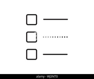 list vector icon - Vector Stock Vector