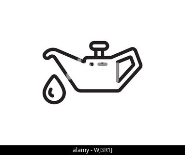 Engine oil icon vector image Stock Vector