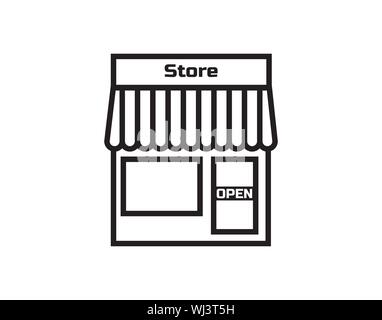 Grocery icon vector isolated on white background - Vector Stock Vector