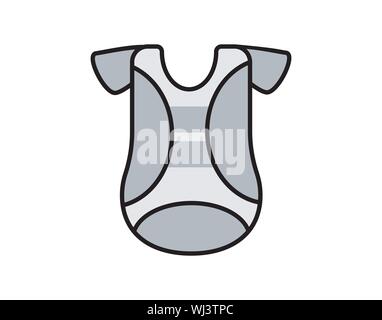 Baby Bodysuit Infant Clothing Vector Illustration Stock Vector