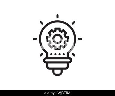 innovation concept line icon. Simple element illustration. innovation concept outline symbol design from success set. Can be used for web and mobile U Stock Vector