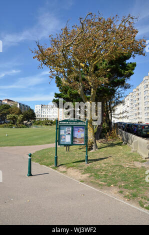 Warrior Square gardens in St. Leonards, Hastings Stock Photo