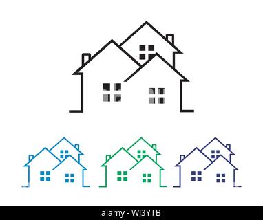 Home icon vector image Stock Vector