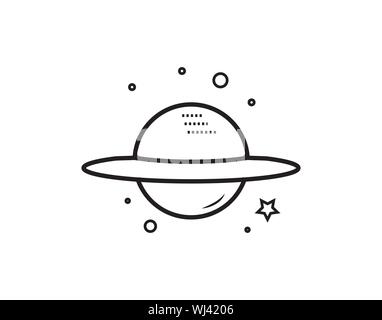 planet vector icon - Vector Stock Vector