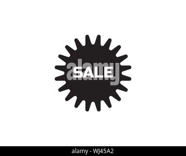 sale tag icon, stock vector illustration flat design style - Vector Stock Vector