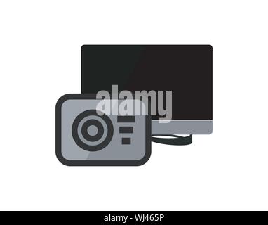screen vector - icon Stock Vector