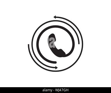 Phone receiver icon vector image Stock Vector
