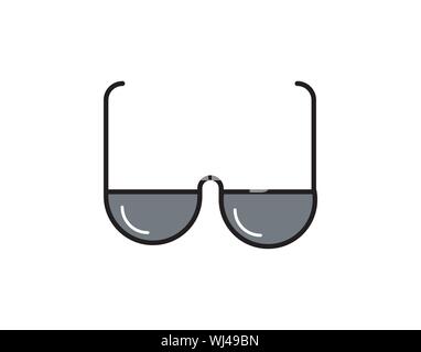 sunglasses cartoon vector image Stock Vector