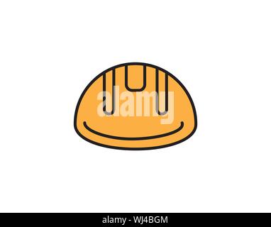 Helmet construction isolated icon design vector image Stock Vector