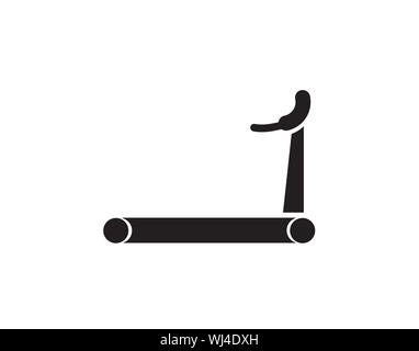 Treadmill machine icon. Trendy Treadmill machine logo concept on white background from Gym and Fitness collection. Suitable for use on web apps, mobil Stock Vector