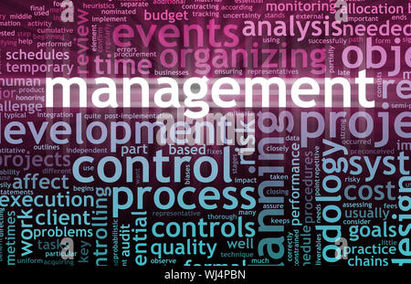 Management Concept in the Office Work Place Stock Photo