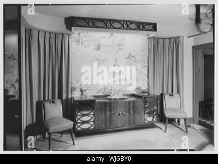 H. Goodman, residence at 55 Central Park West, New York City. Living