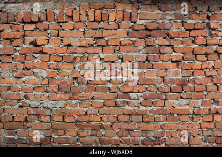 Old brick wall background. The loft-style. Brickwork Wallpaper and background. Stock Photo