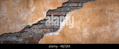 Old grunge brick wall. Nice vintage background. Stock Photo
