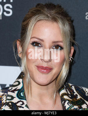 (FILE) Ellie Goulding Marries Caspar Jopling in England. BEVERLY HILLS, LOS ANGELES, CA, USA - FEBRUARY 09: Singer Ellie Goulding wearing Chloe arrives at The Recording Academy And Clive Davis' 2019 Pre-GRAMMY Gala held at The Beverly Hilton Hotel on February 9, 2019 in Beverly Hills, Los Angeles, California, United States. (Photo by Xavier Collin/Image Press Agency) Stock Photo