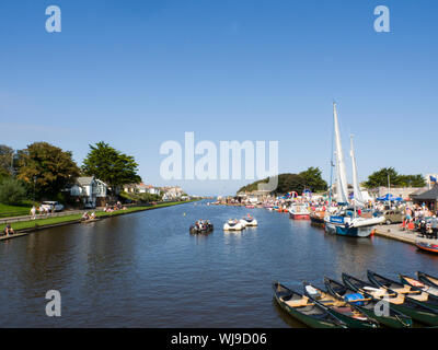 Bude Canal, Cornwall, UK Stock Photo
