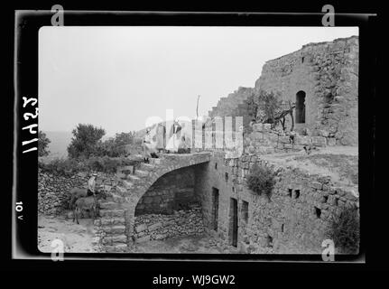 Halhul village at kilometer 30 on Hebron road. Typical peasant house in Halhul Stock Photo