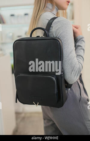 eco leather backpack