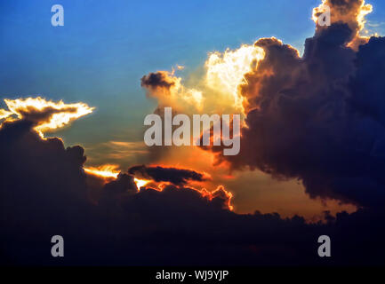 Caribbean sky Stock Photo