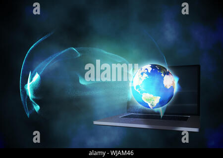 Global connection background Stock Photo