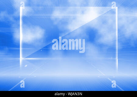 Futuristic technology interface Stock Photo