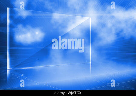 Futuristic technology interface Stock Photo