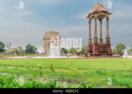 View of India Gate, New Delhi, India, a war memorital archictura Stock Photo