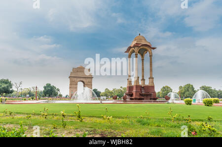 View of India Gate, New Delhi, India, a war memorital archictura Stock Photo