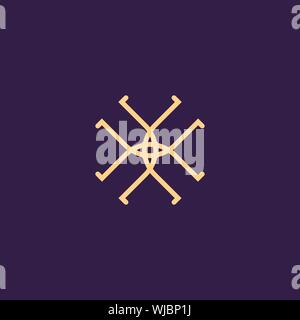 Creative Innovative Initial Letter logo XX X. Minimal luxury Monogram. Professional initial design. Premium Business typeface. Alphabet symbol Stock Vector