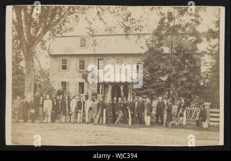 Harriet Beecher Stowe's house, Andover, Mass. / Yeaw & Co., No. 166 Essex Street, Lawrence, Mass. ; A. Yeaw, M.H. Lufkin. Stock Photo