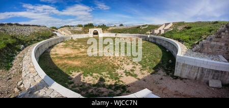 Roman forum arena in Krka national park, Croatia Stock Photo