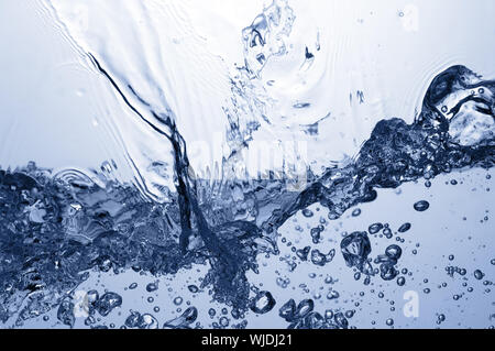 Crisp clear water photographed high speed. Stock Photo