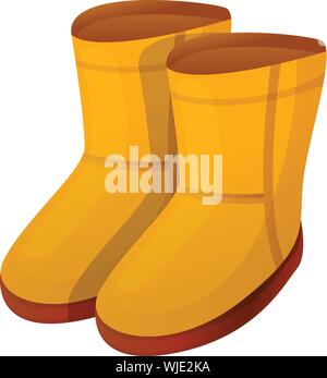 Ugg boots icon. Cartoon of ugg boots vector icon for web design isolated on white background Stock Vector