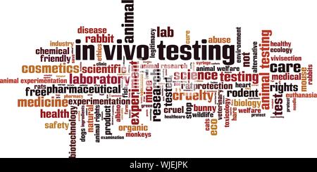 A diagram depicting in vivo and in vitro testing Stock Photo - Alamy