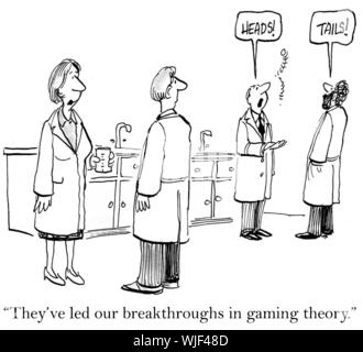 'They've led out breakthroughs in gaming theory.' Stock Photo