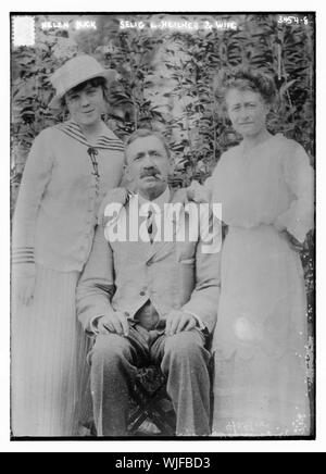 Helen Buck, Selig L. Heilner and wife Stock Photo