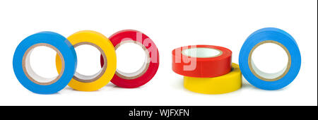 Electrical Tape isolated on white background Stock Photo