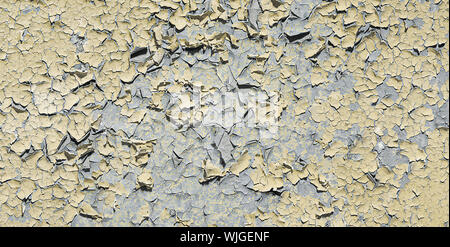 Texture of an old decayed wall with cracks Stock Photo