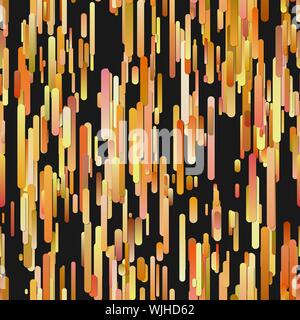 Orange trendy gradient background with vertical stripe pattern - vector graphic Stock Vector