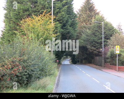 View with no traffic in sight looking east along Boclair Road