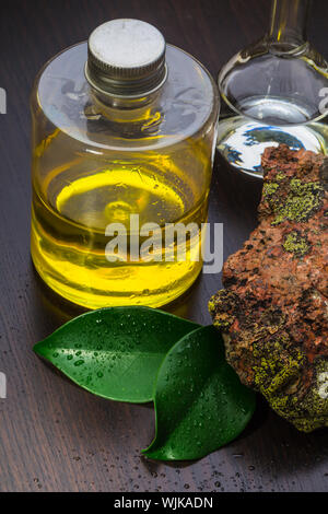 still-life subjects of relaxing spa treatments Stock Photo