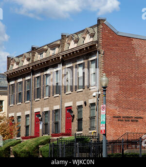 Historic Victorian architecture at LeDroit Park, a neighborhood in NW, Washington, D.C Stock Photo