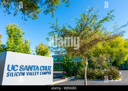 UC Santa Cruz Silicon Valley Extension sign near school campus